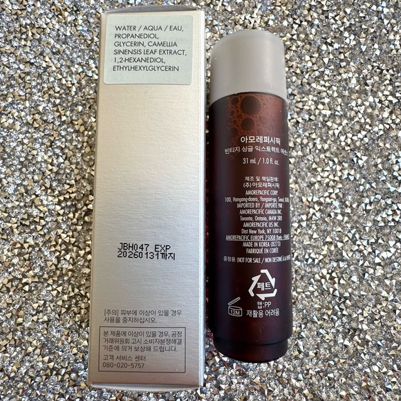 🤩 AMORE PACIFIC Vintage Single Extract Essence 1oz / 30ml Green Tea NIB - Picture 3 of 4